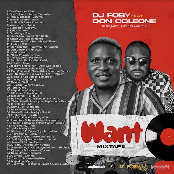 [Mixtape] DJ Foby Ft. Don Coleone – Want Mix